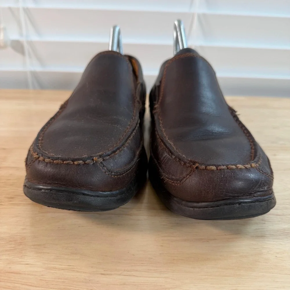 Sperry Gold Cup Loafers Men's Dark Brown Leather Slip-On Round Toe Casual - 9M